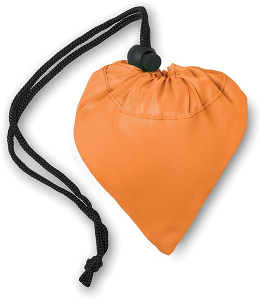 Obrázky: Skládací polyesterová nákupní taška oranžová, Obrázek 3