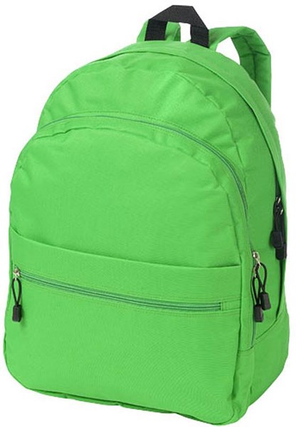 Obrázky: Zelený batoh s poutky na zipech