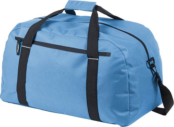 Obrázky: Modrá cestovní taška Vancouver s černými doplňky, Obrázek 1