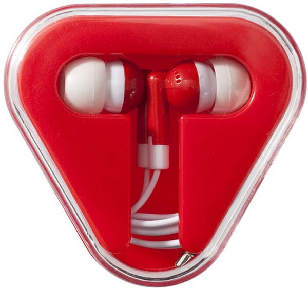 Obrázky: Červená sluchátka v trojúhelníkovém boxu, Obrázek 5