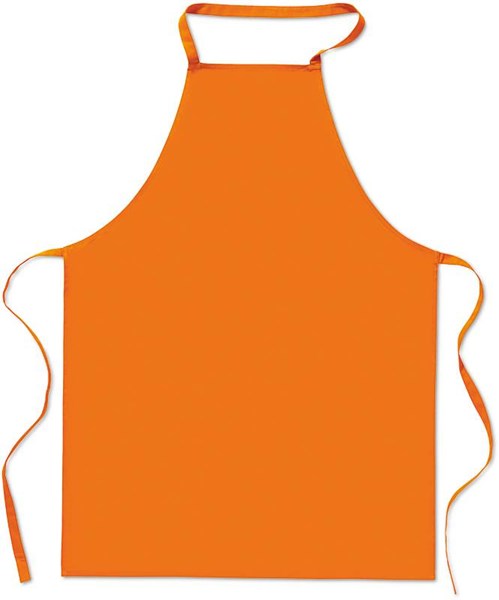 Obrázky: Oranžová kuchyňská bavlněná zástěra Kitab s laclem, Obrázek 2