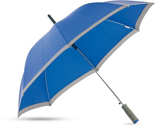 Obrázky: Modrý automatický deštník s EVA rukojetí