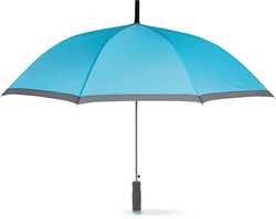 Obrázky: Tyrkysový automatický deštník s EVA rukojetí