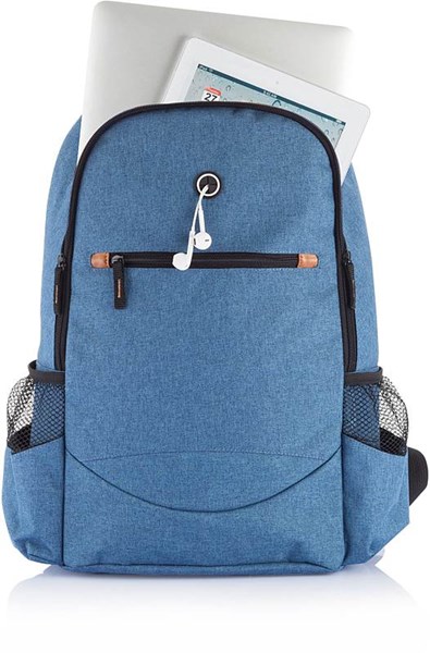 Obrázky: Modrý dvoubarevný batoh, 17 L, Obrázek 4