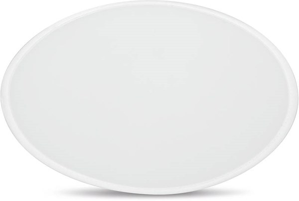 Obrázky: Skládací frisbee - bílý nylonový létající talíř
