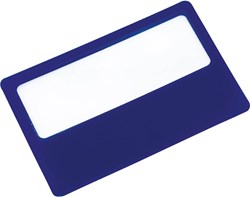 Obrázky: Modrá lupa ve velikosti kreditní karty