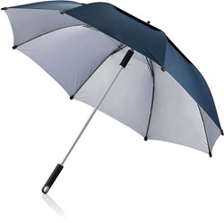 Obrázky: Modrý odolný deštník s dvojitým potahem