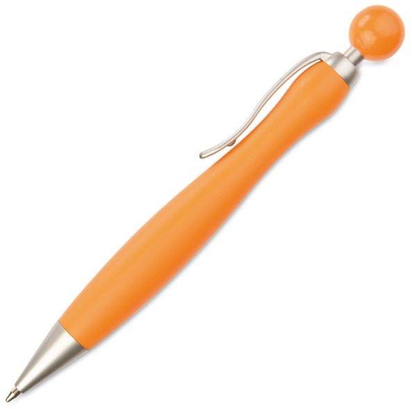 Obrázky: Oranžové kuličkové pero Fany s kuličkou, Obrázek 2