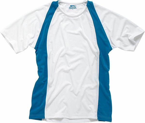 Obrázky: Cool Fit SLAZENGER bílo/světle modré triko XL