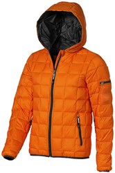 Obrázky: Dám.péřová bunda s kapucí Kanata ELEVATE oranž. M