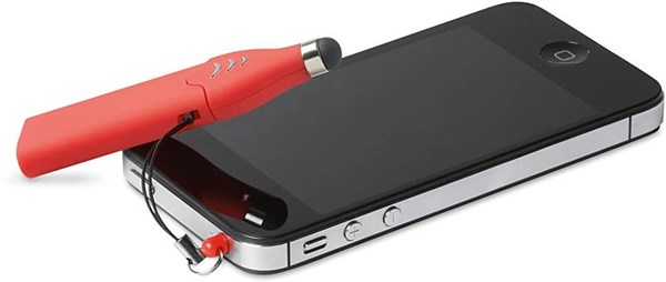 Obrázky: OTG Touch USB flash disk 1 GB se stylusem,červený, Obrázek 5