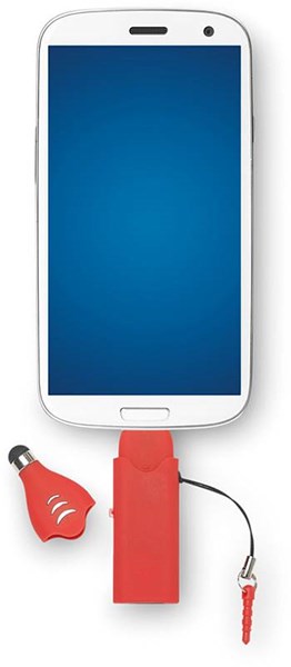 Obrázky: OTG Touch USB flash disk 1 GB se stylusem,červený, Obrázek 6
