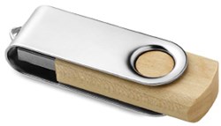 Obrázky: Twister Turnwoodflash USB disk 16GB, světle hnědá