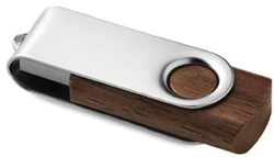 Obrázky: Twister Turnwoodflash USB disk 32GB,tmavě hnědá