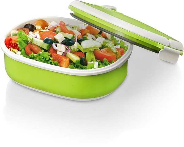 Obrázky: Zelený plastový obědový box, Obrázek 2