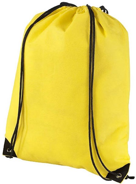 Obrázky: Žlutý jednoduchý batoh z netkané textilie