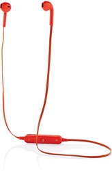 Obrázky: Červená bezdrátová sluchátka s TPE kabelem