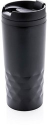 Obrázky: Černý termohrnek 300 ml s geometrickým vzorem