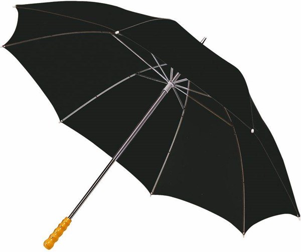 Obrázky: Velký golf. deštník, tvarovaná rukojeť, černý