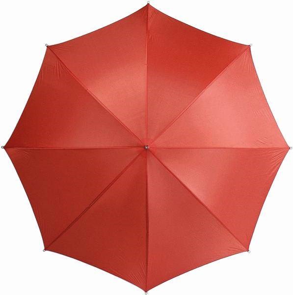 Obrázky: Červený automatický deštník, tvarovaná rukojeť, Obrázek 3