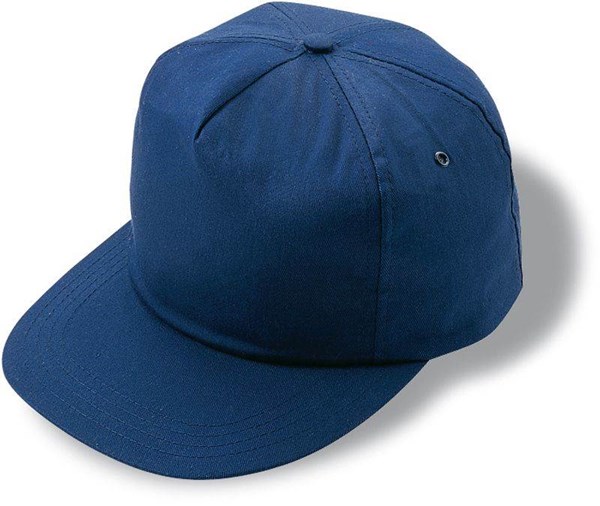 Obrázky: Nám. modrá pětipanelová baseballová čepice, Obrázek 2