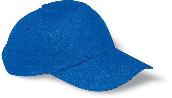 Obrázky: Král. modrá pětipanelová baseballová čepice