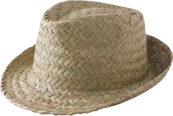 Obrázky: Khaki slaměný unisex klobouk