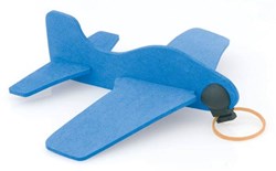 Obrázky: Modré letadlo jako 3D puzzle