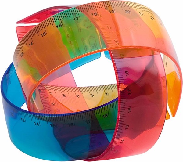 Obrázky: Žluté ohebné plastové pravítko, Obrázek 2