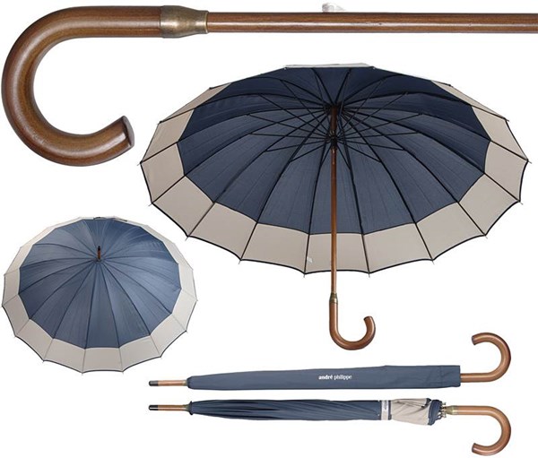 Obrázky: Modrý deštník se světlým lemem André Philippe