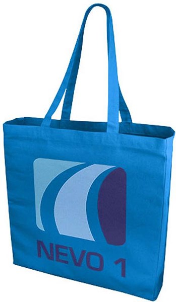 Obrázky: Bavlněná taška gramáže 220g/m2 modrá, Obrázek 4