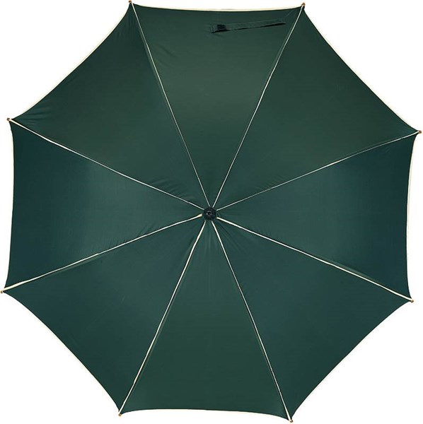 Obrázky: Zelený automatický deštník s kontrastním lemováním, Obrázek 2