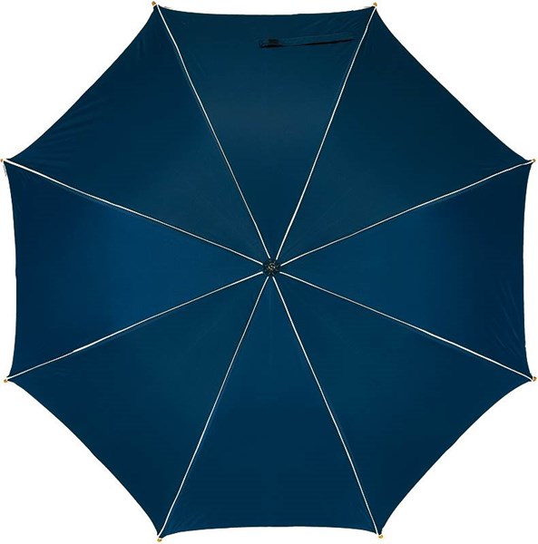 Obrázky: Modrý automatický deštník s kontrastním lemováním, Obrázek 2