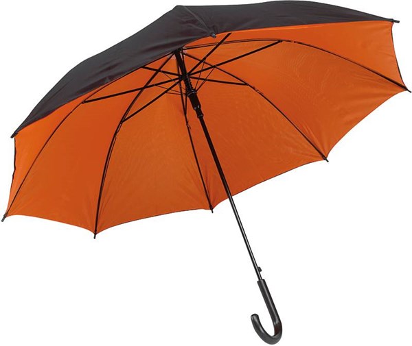 Obrázky: Oranžovo-černý automatický deštník