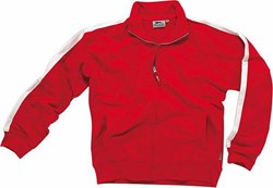 Obrázky: Winner Zip Sweater SLAZENGER červeno/bílý XL