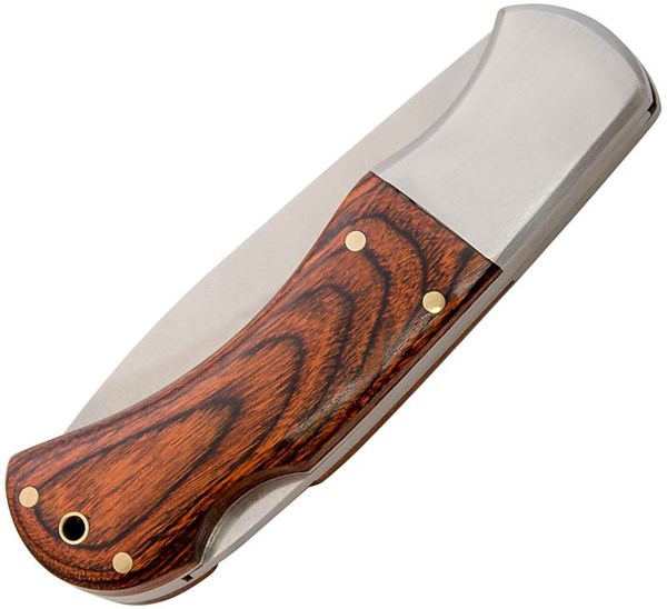Obrázky: Širší lovecký nůž s dřevěnou střenkou a pojistkou, Obrázek 2
