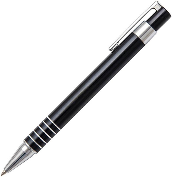 Obrázky: Černé hliníkové kuličkové pero ELEN, Obrázek 1