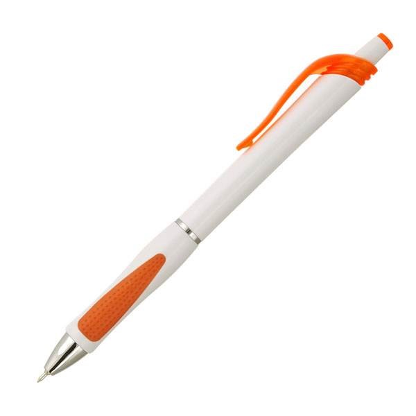 Obrázky: Kuličkové pero MICRO s mikrohrotem bílo oranžové, Obrázek 2