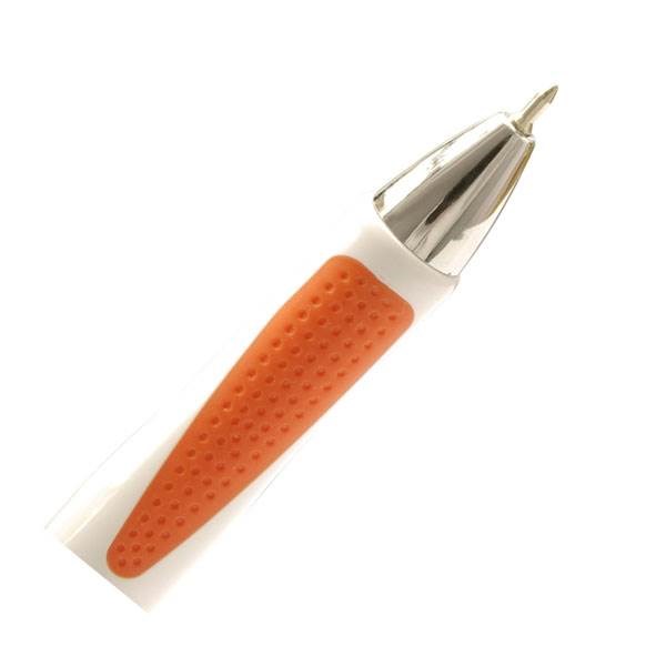 Obrázky: Kuličkové pero MICRO s mikrohrotem bílo oranžové, Obrázek 3