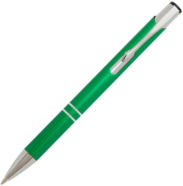 Obrázky: Kovové zelené kuličkové pero SUN