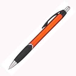 Obrázky: Oranžové kuličkové pero s metalízou VERA