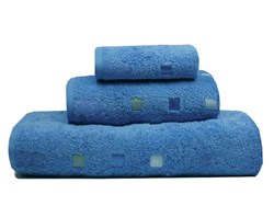 Obrázky: Středně modrý froté ručník FRAMSOHN SOFT 600g/m2