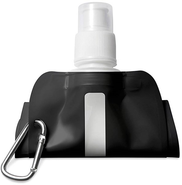 Obrázky: Černá skládací láhev na vodu s karabinkou, Obrázek 2