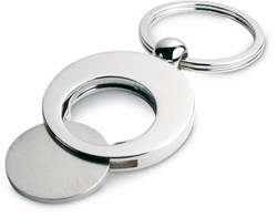 Obrázky: Lesklý stříbrný přívěsek s žetonem 5 Kč/1 EUR