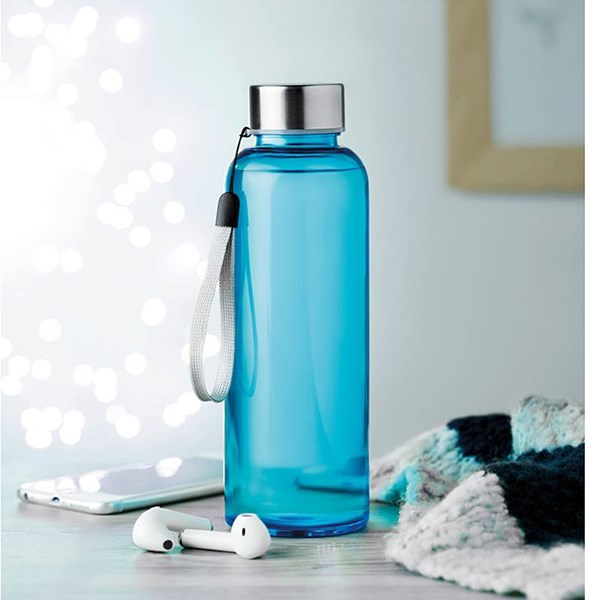 Obrázky: Transparentní tyrkysová tritanová láhev 500 ml, Obrázek 2
