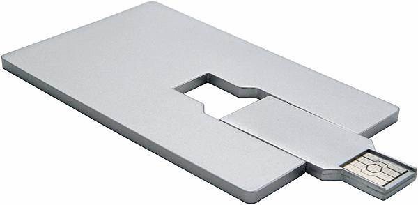 Obrázky: USB flash disk ve tvaru kreditní karty, 1GB