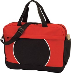 Obrázky: Červená konferenční taška s přední kapsou