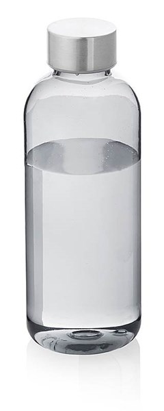 Obrázky: Plastová transparentní černá láhev 600ml
