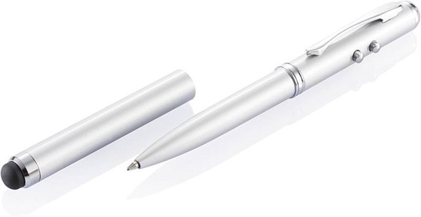 Obrázky: Stříbrné mosazné pero s laserem a stylusem 4 v 1, Obrázek 5