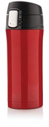 Obrázky: Červený termohrnek 300 ml, uzamykatelné víčko
